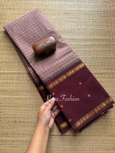 RF23 Dual tone Biscuit Shade With Dark maroon Vintage Style Border with checks pattern & handwoven Buttas on the border - RF23