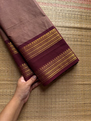 RF1185 Biscuit shade Kanchi cotton saree ~ Silk saree inspired