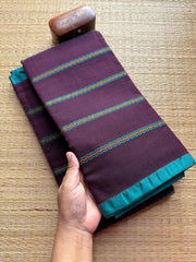 Dual Tone Mercerised Narayanpet Cotton Saree