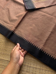 RF963 Biscuit shade Kanchi cotton saree