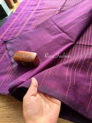 RF87 Monotone Purple Shade Premium & soft Kanchi Cotton Saree