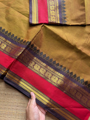 RF1176 Dual tone honey shade ~ Kanchi cotton saree ~ Silk saree inspired