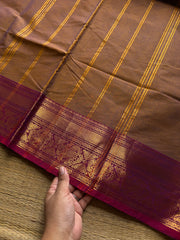 Dual shade Kanchi cotton saree ~ Silk Saree Inspired