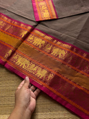 RF846 Dual tone grey with pink combination Rettapet border