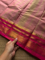 RF1428 Pastel pink ~ Kanchi Cotton saree