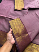 RF939 Dual tone light lavender shade Kanchi cotton saree