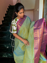 Kanchi Cotton Rich Pallu Sarees - RF003