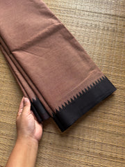 RF963 Biscuit shade Kanchi cotton saree