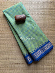 Podikattam / Small Checks Kanchi Cotton Saree