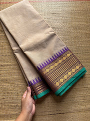 RF403 Cream Shade Kanchi Cotton Saree