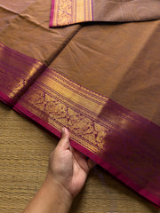 Dual shade Kanchi cotton saree ~ Silk Saree Inspired