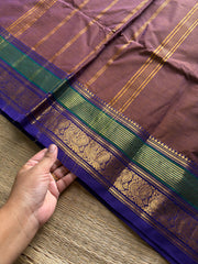 RF1145 Dual tone honey shade Kanchi cotton saree