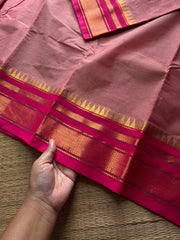 RF1428 Pastel pink ~ Kanchi Cotton saree