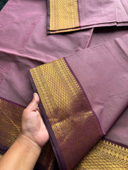 RF939 Dual tone light lavender shade Kanchi cotton saree