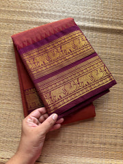 RF346 Unique Colour Combination Kanchi Cotton Saree