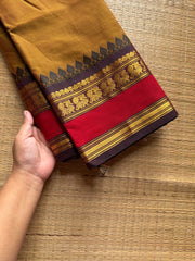RF1176 Dual tone honey shade ~ Kanchi cotton saree ~ Silk saree inspired