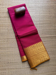 Kanchi Cotton Saree With Traditional Color Combination